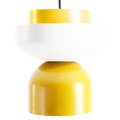DOME PENDANT DISC LIGHT YELLOW CREAM - DYKE & DEAN