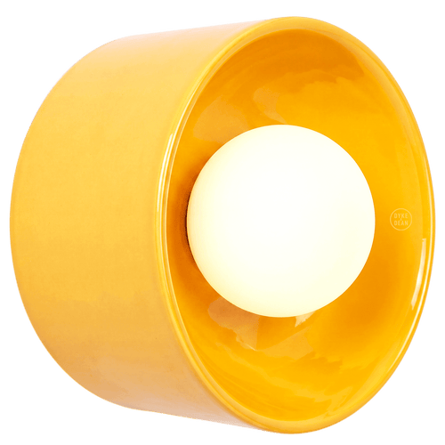 DONUT CERAMIC SCONCE LIGHT YELLOW - DYKE & DEAN