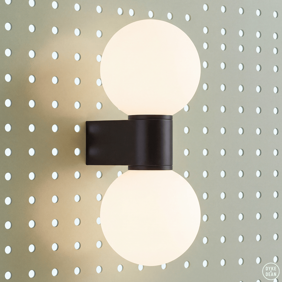 DOUBLE GLOBE WALL SCONCE WATERPROOF LIGHT - DYKE & DEAN