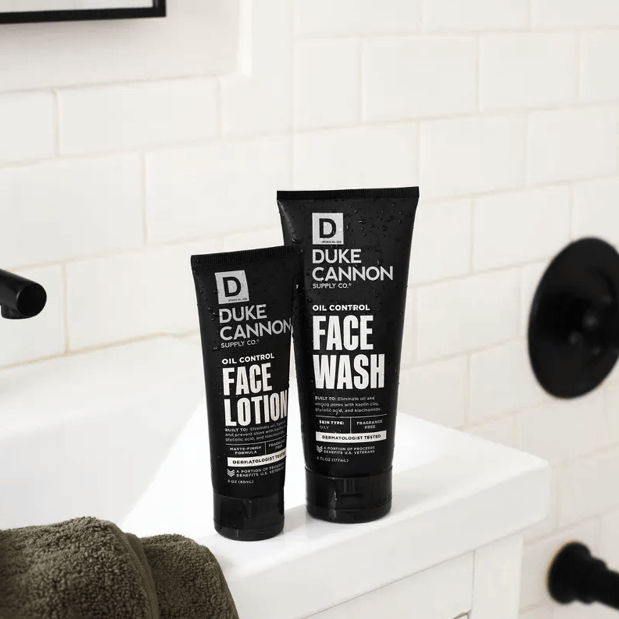 DUKE CANNON OIL CONTROL FACE WASH - DYKE & DEAN