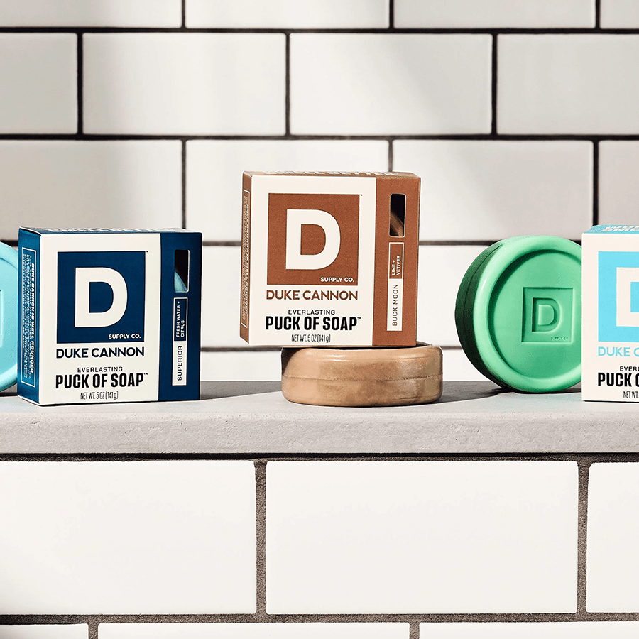 DUKE CANNON PUCK OF SOAP BUCK MOON - DYKE & DEAN