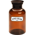 DYKE & DEAN APOTHECARY JAR BROWN GLASS 2500ML - DYKE & DEAN