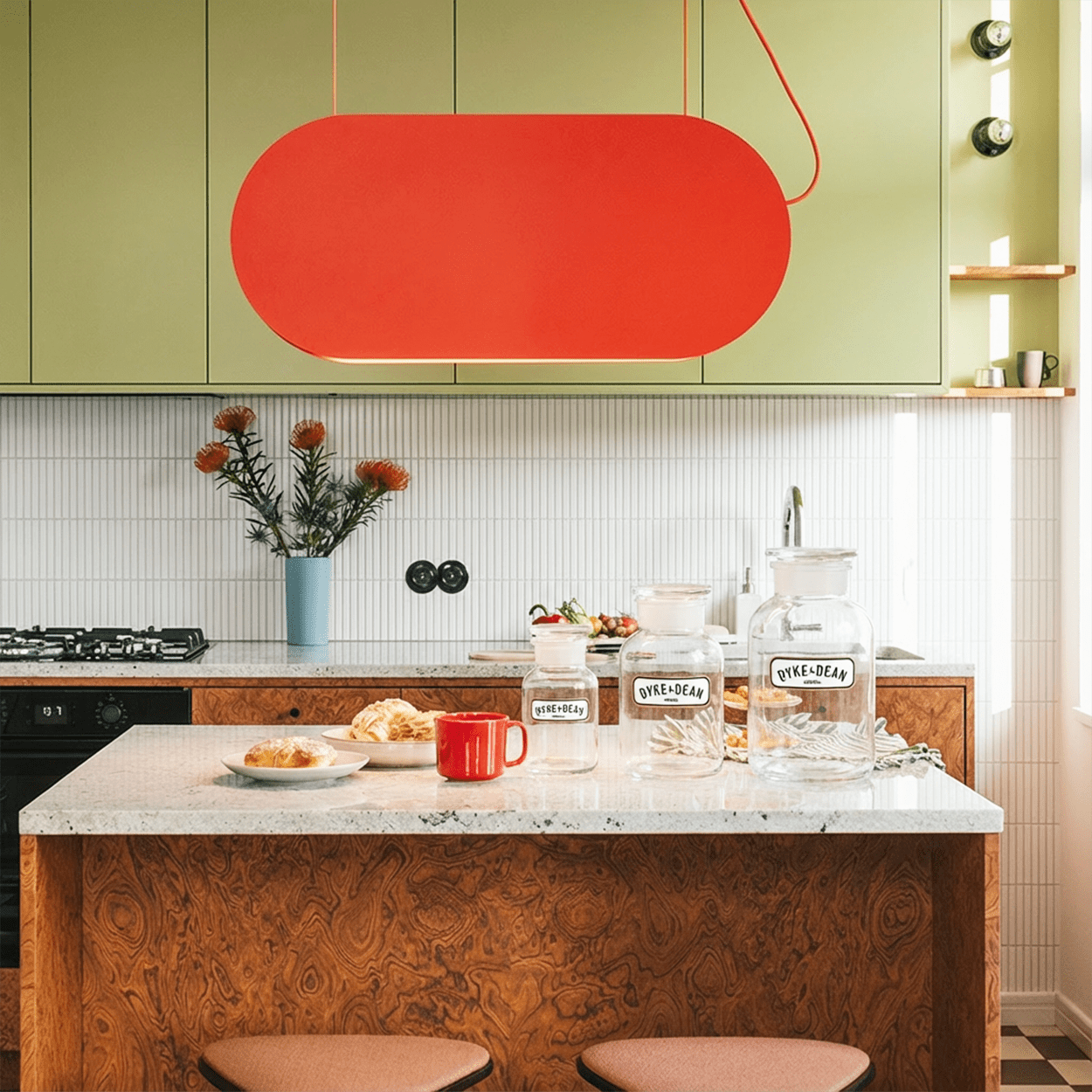 DYKE & DEAN APOTHECARY JAR CLEAR GLASS 2500ML - DYKE & DEAN