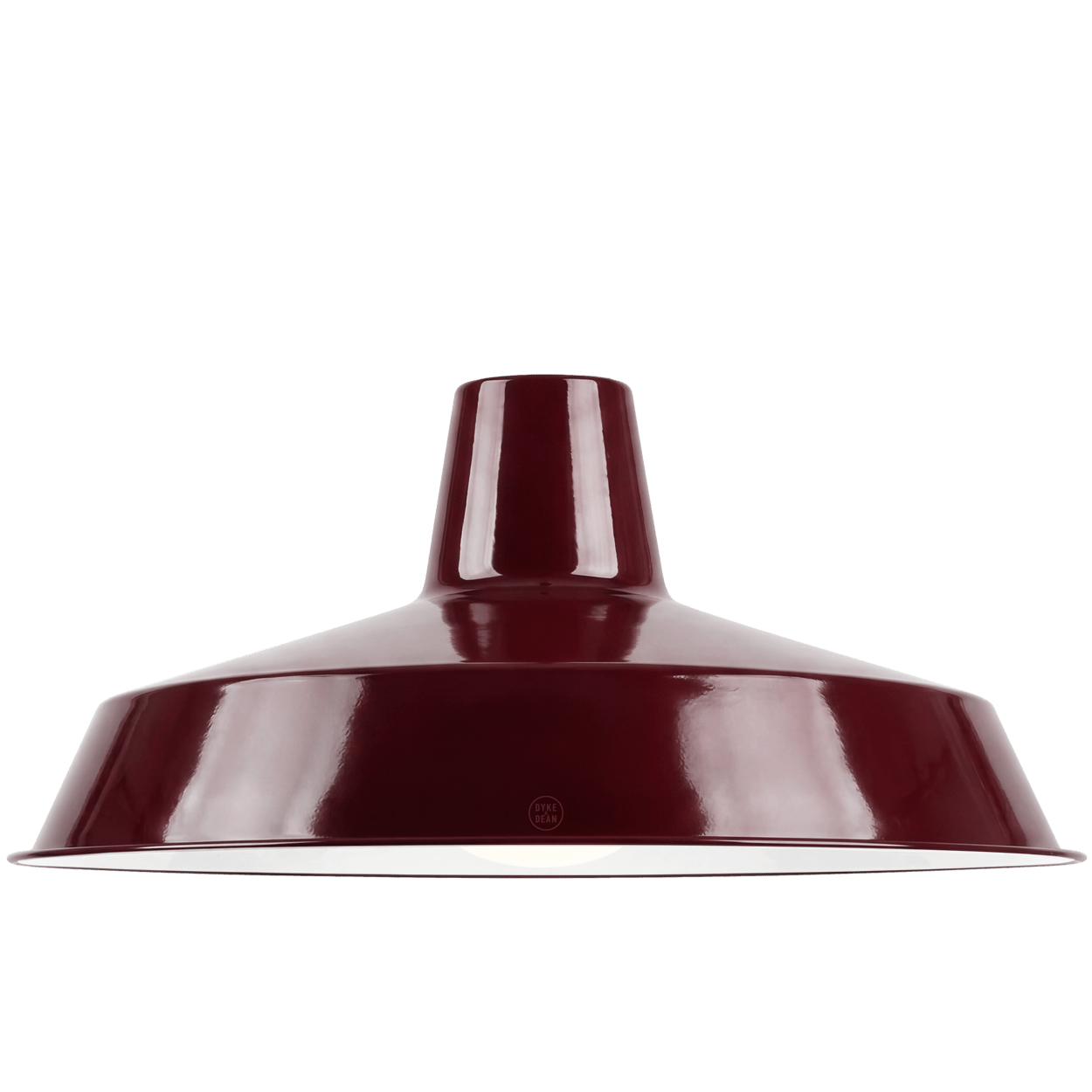 DYKE & DEAN PENDANT LAMPSHADE BURGUNDY - DYKE & DEAN