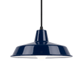 DYKE & DEAN SMALL PENDANT LAMPSHADE BLUE E27 BULB HOLDER - DYKE & DEAN