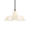 DYKE & DEAN SMALL PENDANT LAMPSHADE CREAM E14 BULB HOLDER - DYKE & DEAN
