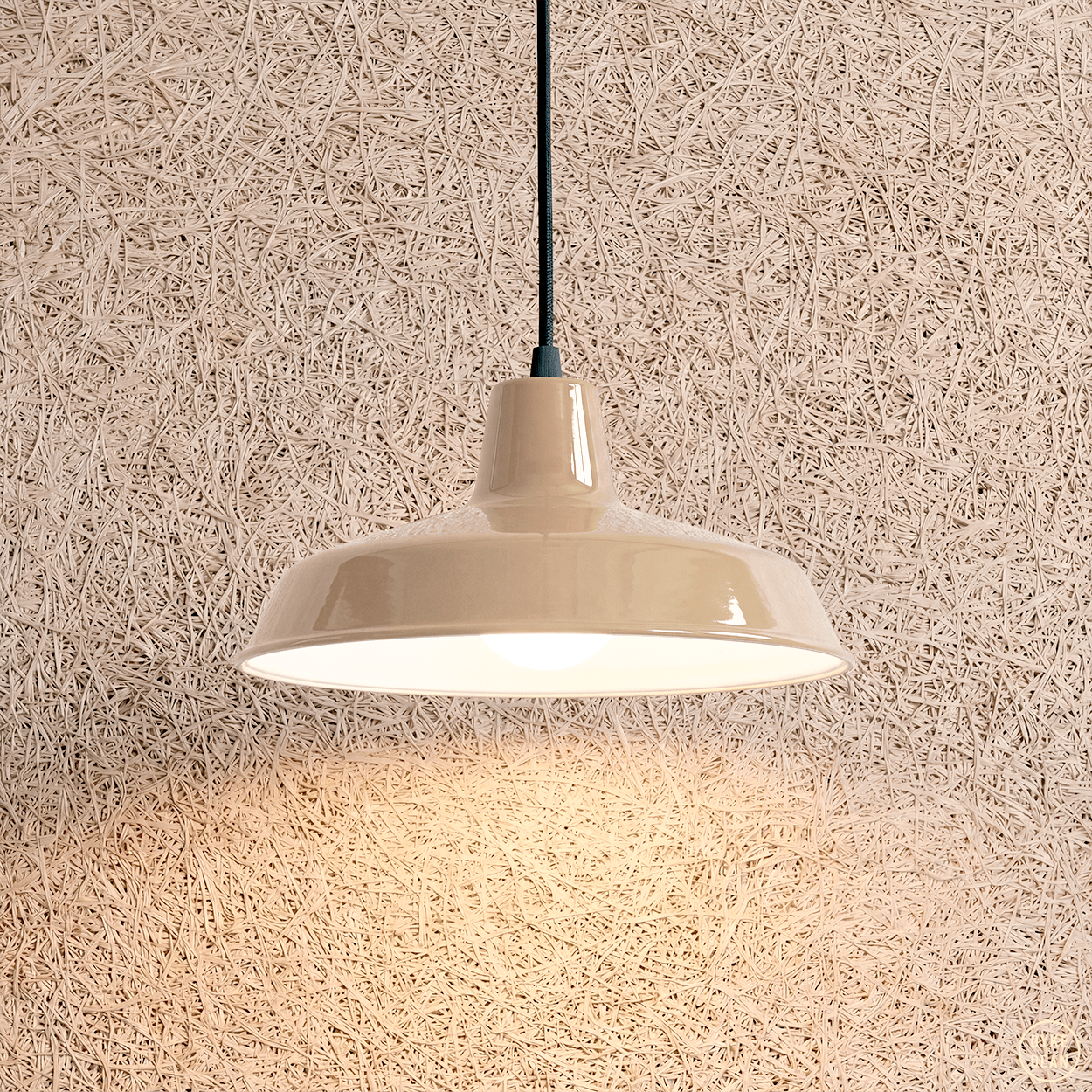 DYKE & DEAN SMALL PENDANT LAMPSHADE NUDE - DYKE & DEAN