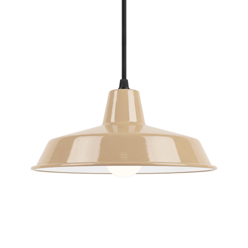 DYKE & DEAN SMALL PENDANT LAMPSHADE NUDE E27 BULB HOLDER - DYKE & DEAN
