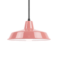 DYKE & DEAN SMALL PENDANT LAMPSHADE PINK E27 BULB HOLDER - DYKE & DEAN