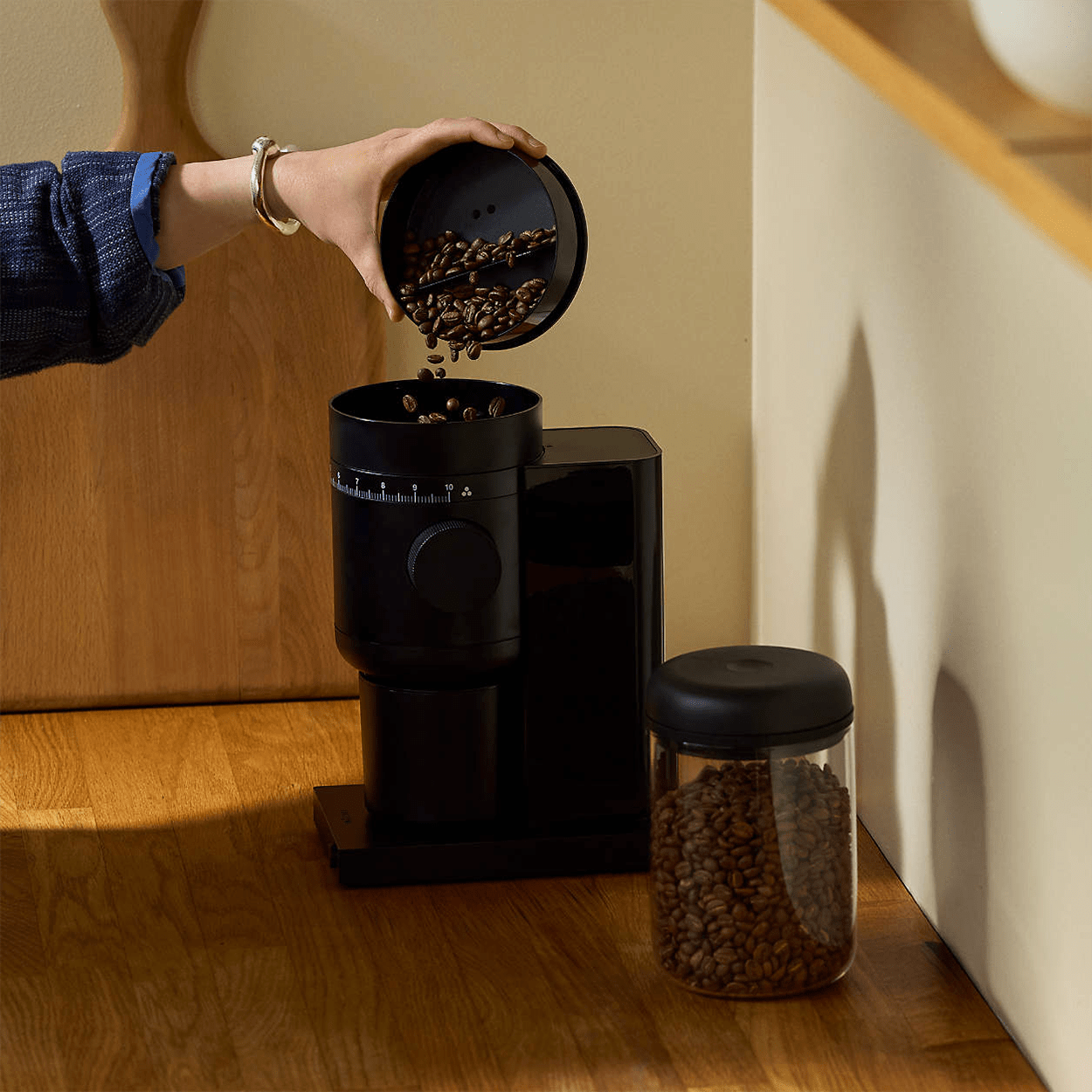 FELLOW OPUS 2 CONICAL BURR GRINDER BLACK - DYKE & DEAN