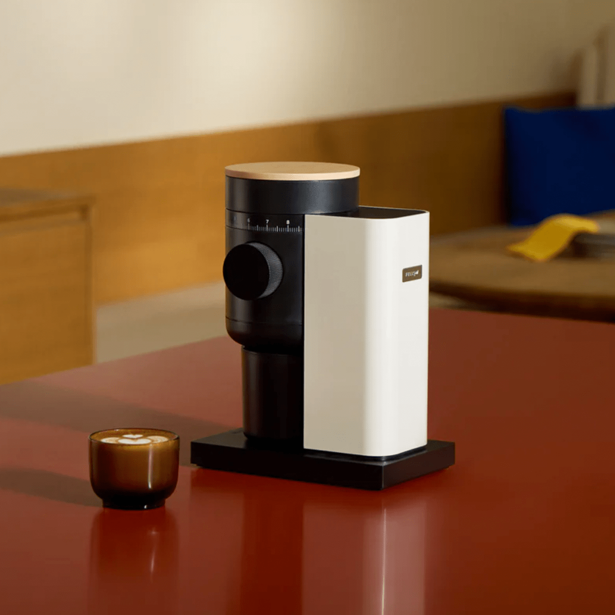 FELLOW OPUS 2 CONICAL BURR GRINDER SESAME & MAPLE - DYKE & DEAN