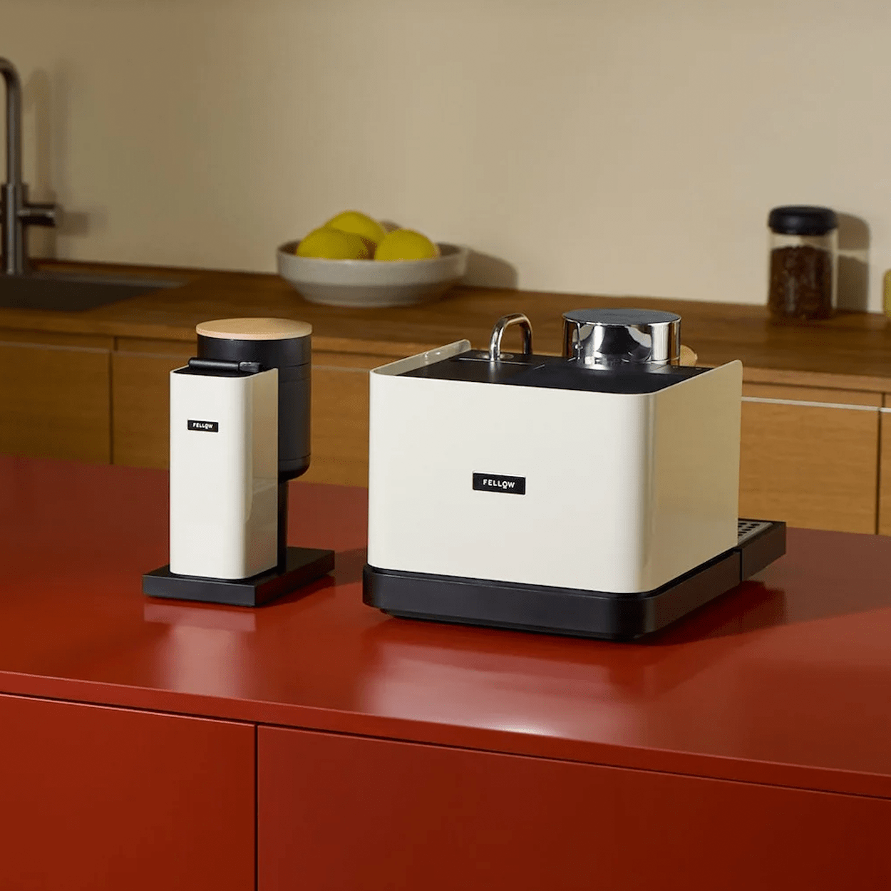 FELLOW OPUS 2 CONICAL BURR GRINDER SESAME & MAPLE - DYKE & DEAN