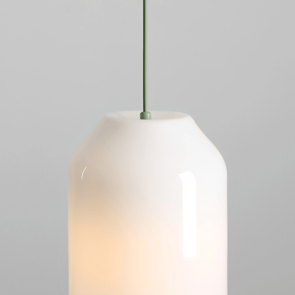 FLASK BLACK GLASS PENDANT LIGHT LARGE - DYKE & DEAN