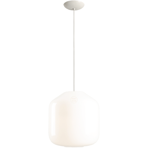 FLASK COTTON WHITE GLASS PENDANT LIGHT XL - DYKE & DEAN