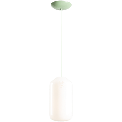FLASK SAGE GREEN GLASS PENDANT LIGHT LARGE - DYKE & DEAN