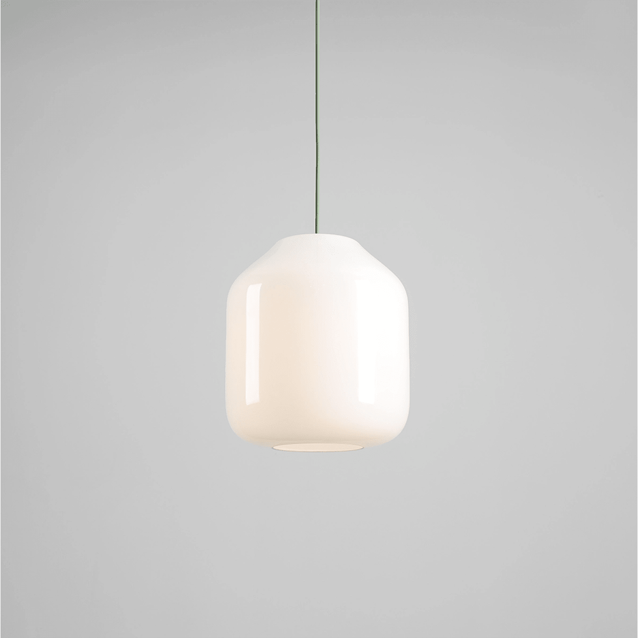 FLASK SAGE GREEN GLASS PENDANT LIGHT SMALL - DYKE & DEAN