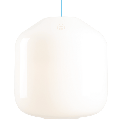 FLASK SAPPHIRE BLUE GLASS PENDANT LIGHT XL - DYKE & DEAN