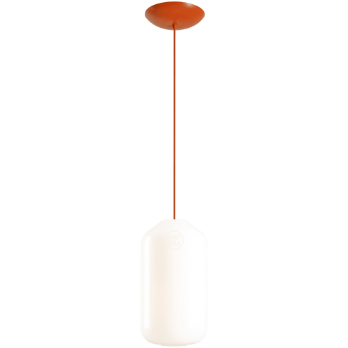 FLASK TERRACOTTA GLASS PENDANT LIGHT LARGE - DYKE & DEAN