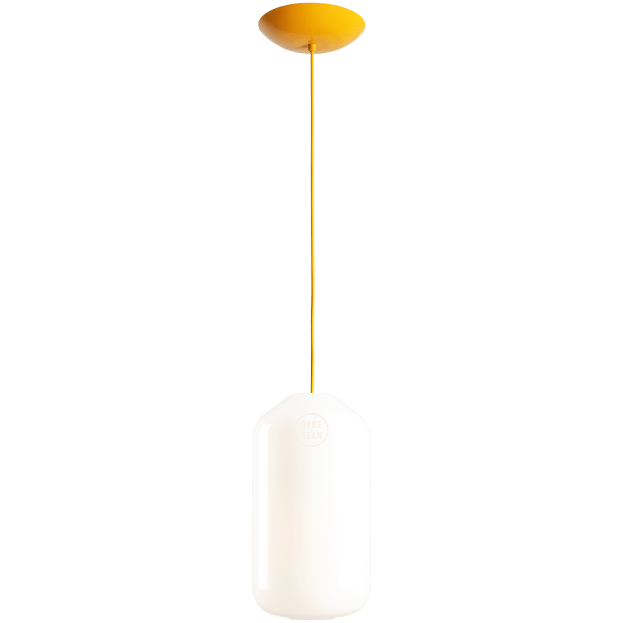 FLASK YELLOW GLASS PENDANT LIGHT LARGE - DYKE & DEAN