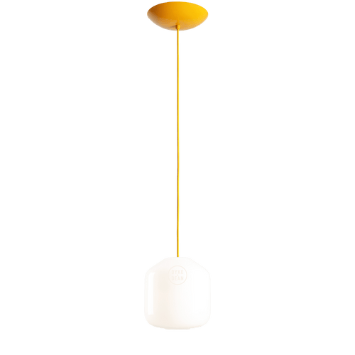 FLASK YELLOW GLASS PENDANT LIGHT SMALL - DYKE & DEAN