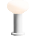 FLO OPAL GLASS ORB SMALL TABLE LIGHT GREY - DYKE & DEAN