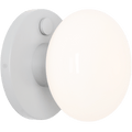 FLO OPAL GLASS ORB SWITCH WALL LIGHT GREY - DYKE & DEAN