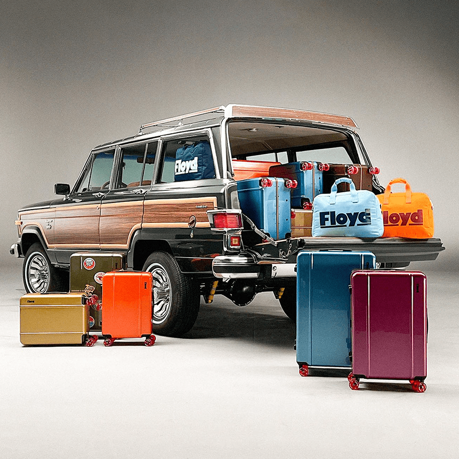 FLOYD CABIN TRAVEL CASE PACIFIC BLUE - DYKE & DEAN