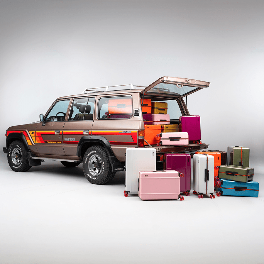 FLOYD CHECK IN TRAVEL CASE BRONCO BROWN - DYKE & DEAN