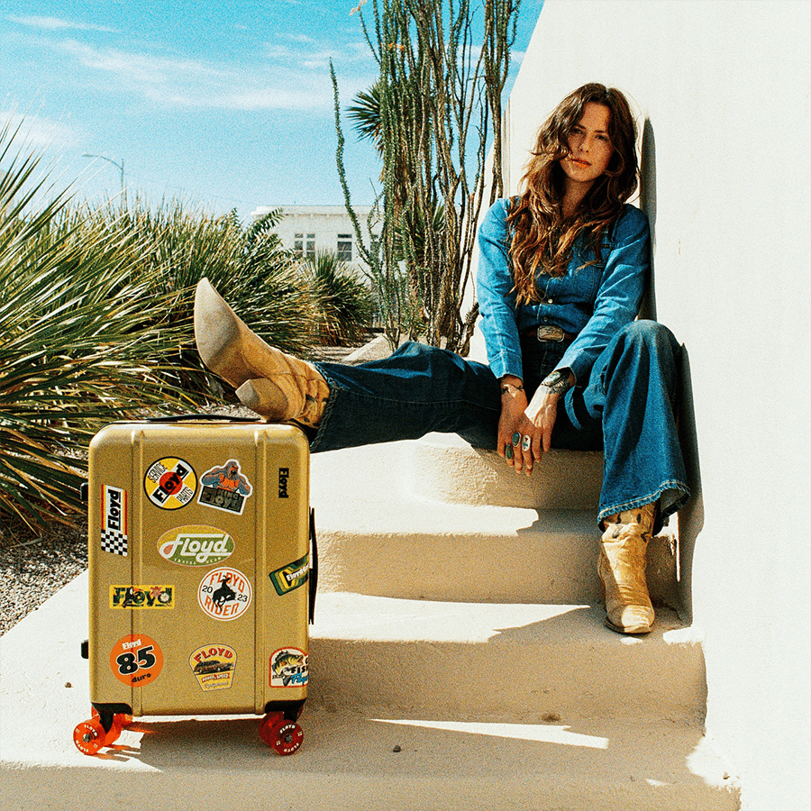 FLOYD CHECK IN TRAVEL CASE VEGAS GREEN - DYKE & DEAN