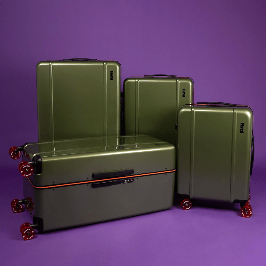 FLOYD CHECK IN TRAVEL CASE VEGAS GREEN - DYKE & DEAN