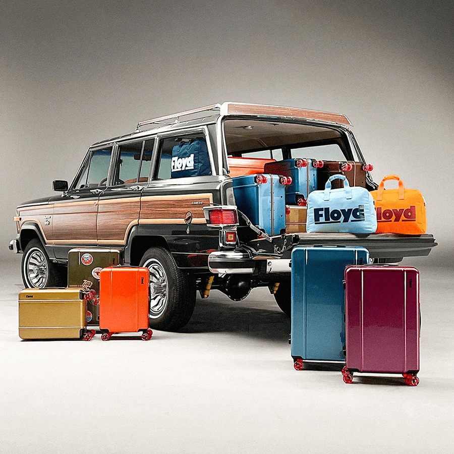 FLOYD WEEKENDER BAG SKY BLUE - DYKE & DEAN