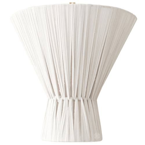 FLUME NATURAL LINEN CLOTH WALL LIGHT - DYKE & DEAN