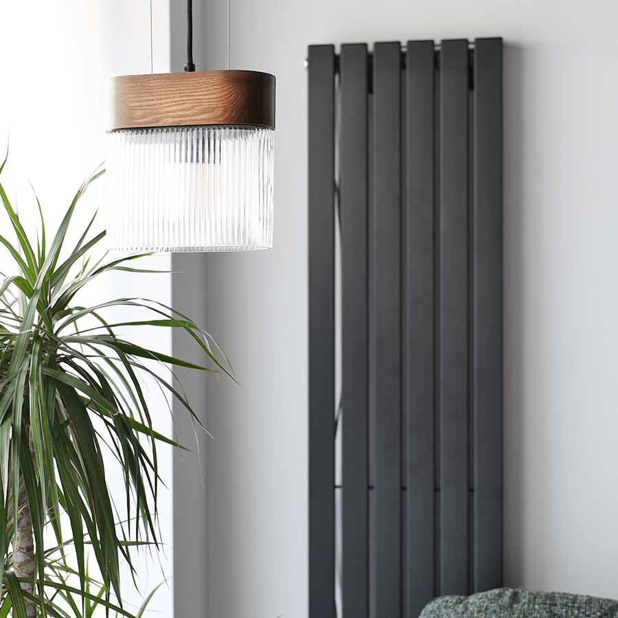 FLUMINA PENDANT LIGHT BLACK WOOD - DYKE & DEAN