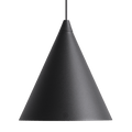FORM CONE PENDANT SHADE LIGHT BLACK - DYKE & DEAN