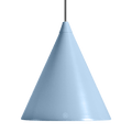 FORM CONE PENDANT SHADE LIGHT DUSTY BLUE - DYKE & DEAN