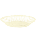 FRENCH EXPANDED OVAL SERVING BASKET CREAM - DYKE & DEAN