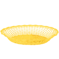FRENCH EXPANDED OVAL SERVING BASKET YELLOW - DYKE & DEAN
