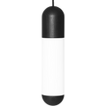FUNSUI PILL LIGHT TUBE SINGLE PENDANT BLACK - DYKE & DEAN
