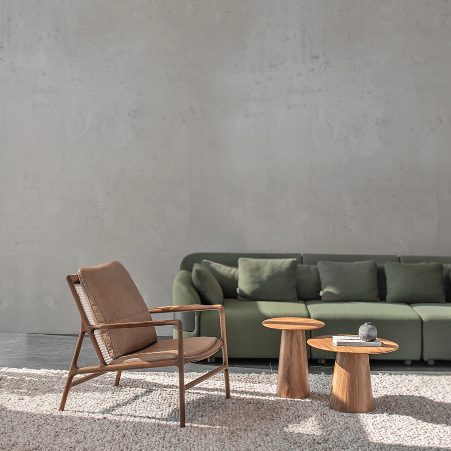 GAZZDA DEDO EASY CHAIR WALNUT - DYKE & DEAN