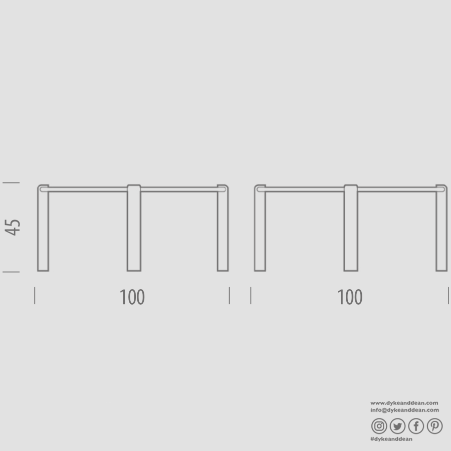 GAZZDA KULIN COFFEE TABLE WALNUT 100 - DYKE & DEAN