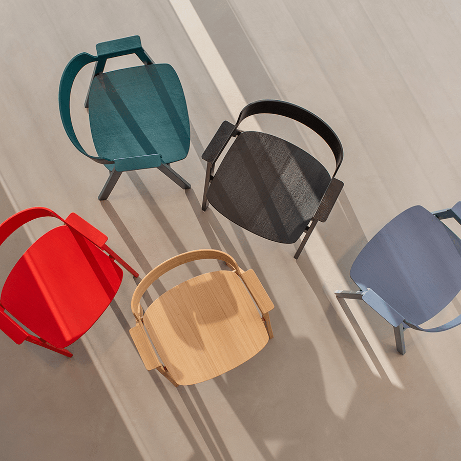 GAZZDA OAK FLIP CHAIR GREEN - DYKE & DEAN