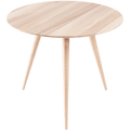 GAZZDA ROUND ARP TABLE WHITE OAK 55CM - DYKE & DEAN