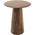 GAZZDA ROUND MUSHROOM TABLE 40 WALNUT - DYKE & DEAN