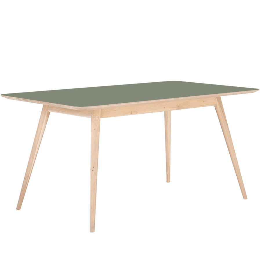 GAZZDA STAFA TABLE WHITE OAK 160 x 90 - DYKE & DEAN