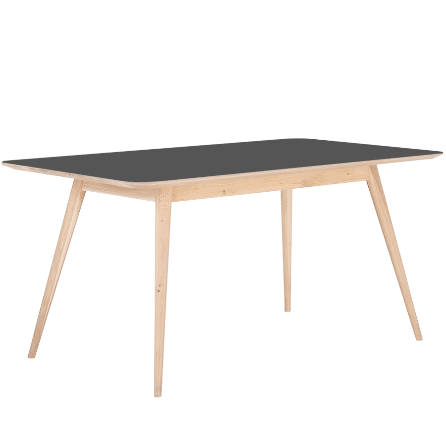 GAZZDA STAFA TABLE WHITE OAK 160 x 90 - DYKE & DEAN