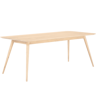 GAZZDA STAFA TABLE WHITE OAK 200 x 90 - DYKE & DEAN