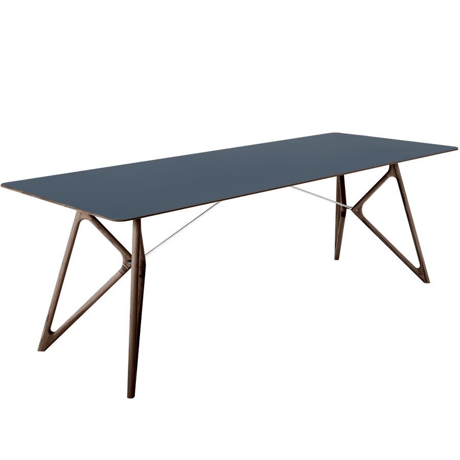 GAZZDA TINK DINING TABLE SMOKED OAK 240 x 90 - DYKE & DEAN