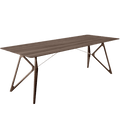 GAZZDA TINK DINING TABLE SMOKED OAK 240 x 90 - DYKE & DEAN