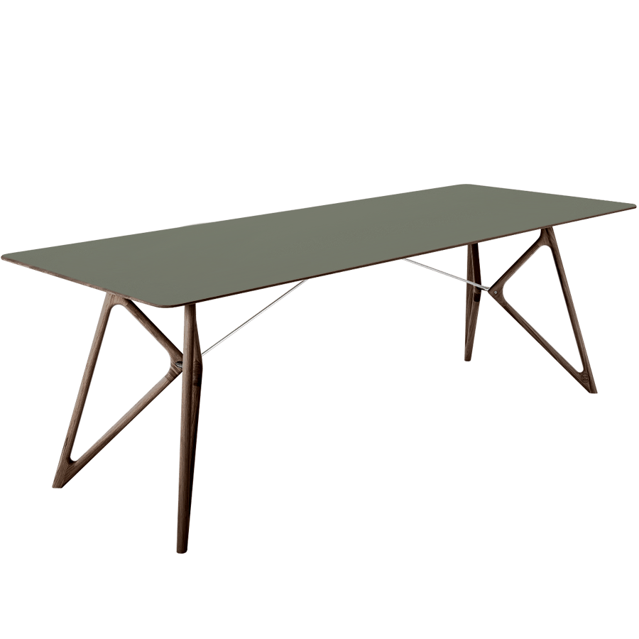 GAZZDA TINK DINING TABLE SMOKED OAK 240 x 90 - DYKE & DEAN