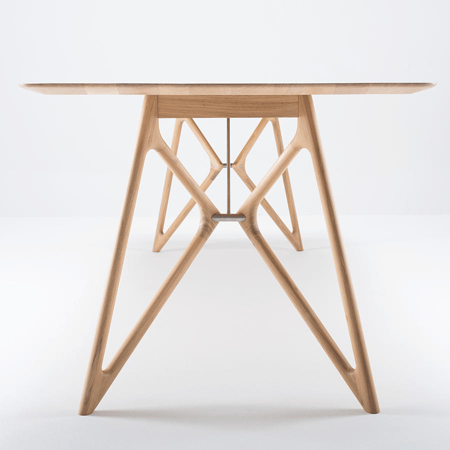 GAZZDA TINK DINING TABLE SMOKED OAK 240 x 90 - DYKE & DEAN